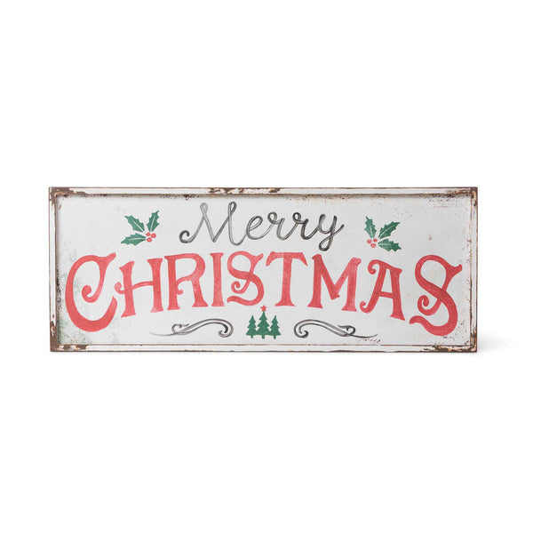 Merry Christmas Iron Plaque XWA20606 Park Hill