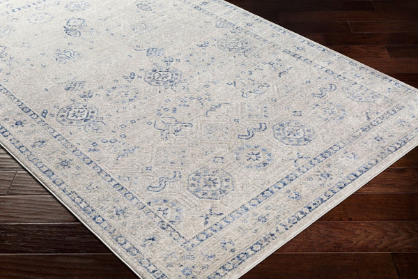 Livabliss Indigo Traditional Geometric Polypropylene Accent Rug for Entryway Bedside Areas IGO2301-2211