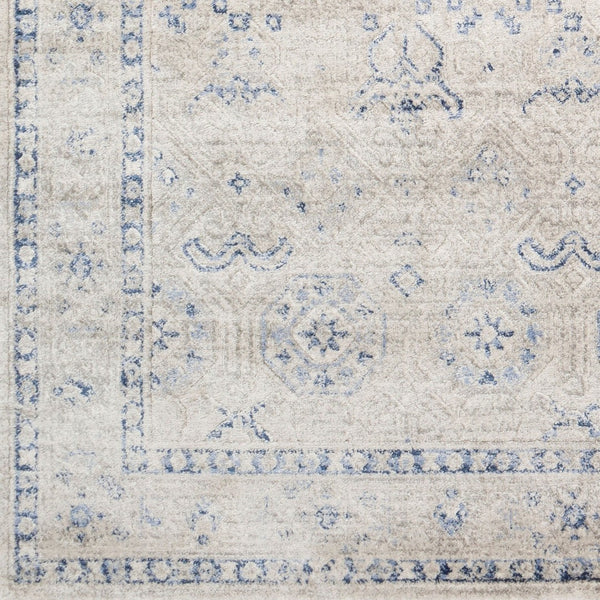 Livabliss Indigo Traditional Geometric Polypropylene Accent Rug for Entryway Bedside Areas IGO2301-2211