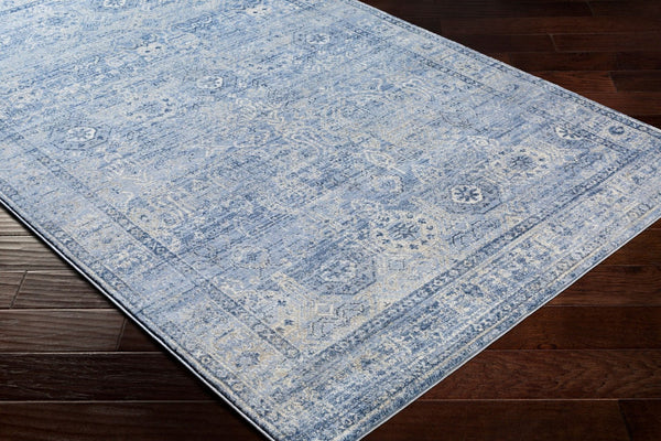 Livabliss Indigo Geometric Turkish Machine Woven Polypropylene Accent Rug for Entryway or Bedroom IGO2302-2211