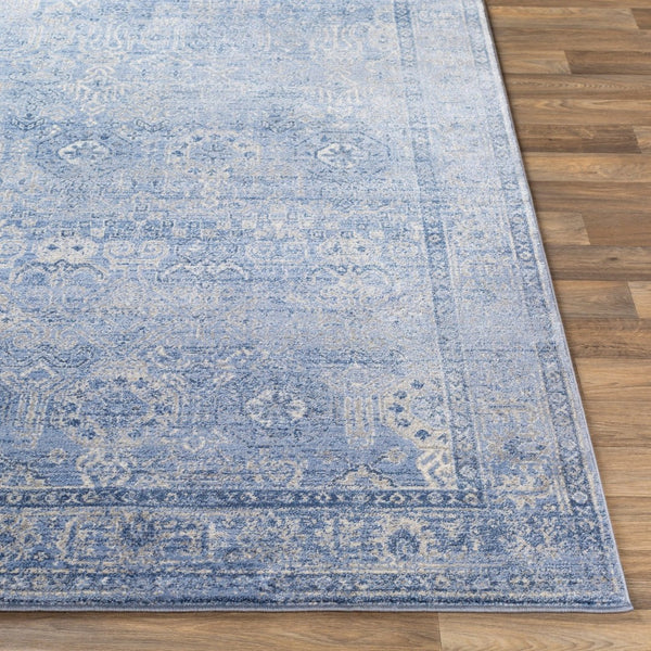 Livabliss Indigo Geometric Turkish Machine Woven Polypropylene Accent Rug for Entryway or Bedroom IGO2302-2211