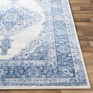 Livabliss Indigo Traditional Polypropylene Area Rug Turkey Woven Classic Living Room Accent IGO2305-4357