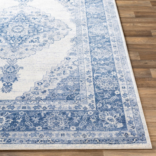 Livabliss Indigo Traditional Polypropylene Area Rug Turkey Woven Classic Living Room Accent IGO2305-4357