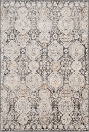 Livabliss Indigo Arts and Crafts Polypropylene Accent Rug Turkish Woven for Entryways Black, Gray 1'11" x 2'11" IGO2307-2211