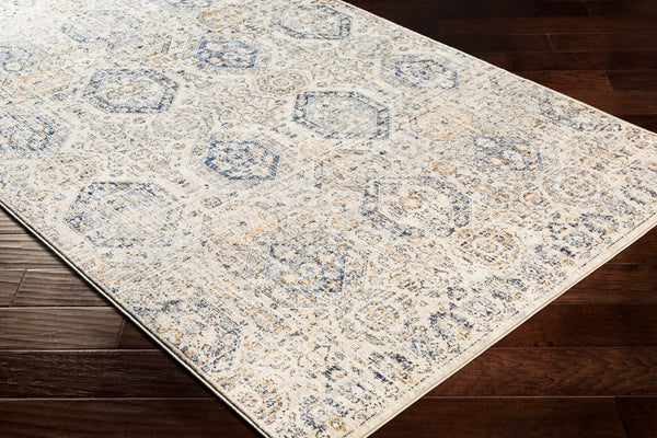 Livabliss Indigo Traditional Polypropylene Area Rug for Entryways Hallways and Compact Spaces Denim, Navy 1'11" x 2'11" IGO2308-2211