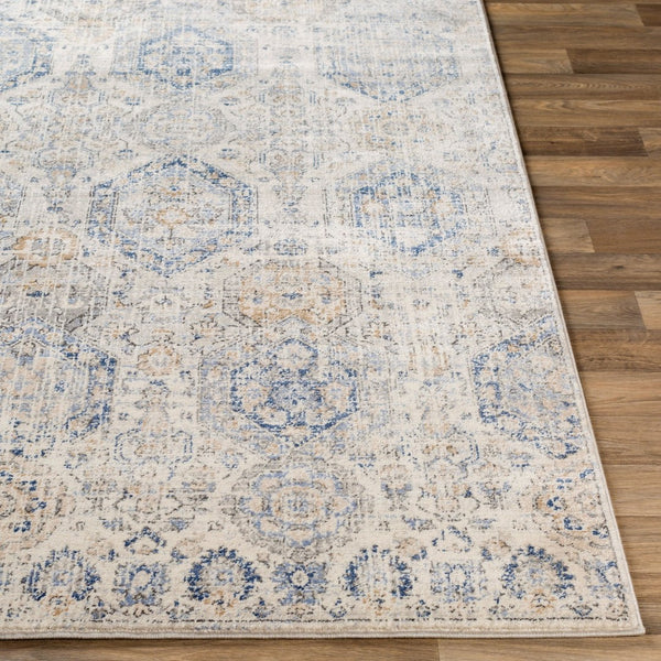 Livabliss Indigo Traditional Polypropylene Area Rug for Entryways Hallways and Compact Spaces Denim, Navy 1'11" x 2'11" IGO2308-2211