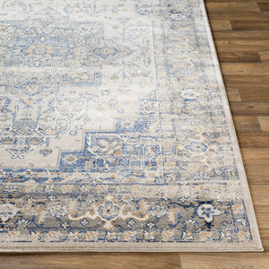 Livabliss Indigo Traditional Polypropylene Accent Rug Woven in Turkey for Entryways and Baths IGO2312-2211