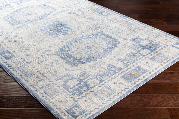 Livabliss Indigo Traditional Polypropylene Accent Rug for Entryways Bathrooms and Bedroom Floors IGO2328-2211