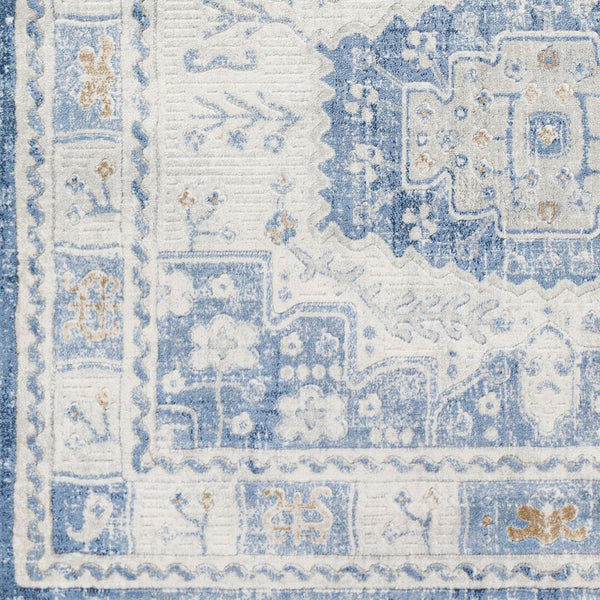 Livabliss Indigo Traditional Polypropylene Accent Rug for Entryways Bathrooms and Bedroom Floors IGO2328-2211
