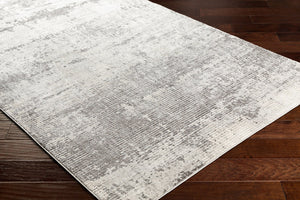 Livabliss Indigo Global Motif Polypropylene Accent Rug for Entryway Bathroom or Beside Bed Charcoal, Light 6'4" x 9' IGO2334-679