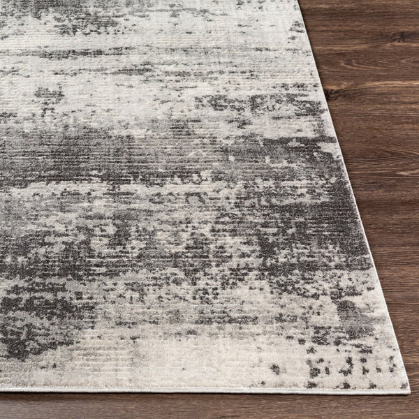 Livabliss Indigo Global Motif Polypropylene Accent Rug for Entryway Bathroom or Beside Bed Charcoal, Light 6'4" x 9' IGO2334-679