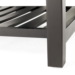 English Elm Christopher Knight Home® - OTTOMAN Felix Bonded Leather Storage Bench with Bottom Rack, Brown Wood Frame, Stylish 51"x25" Seat 56969.00PU