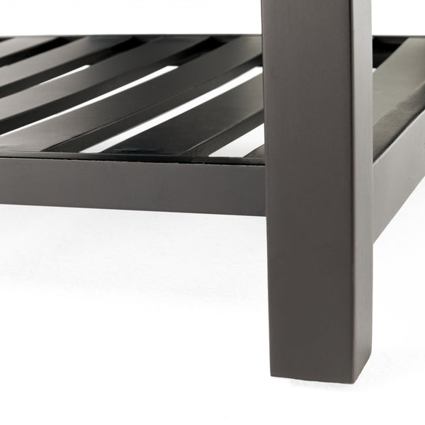 English Elm Christopher Knight Home® - OTTOMAN Felix Bonded Leather Storage Bench with Bottom Rack, Brown Wood Frame, Stylish 51"x25" Seat 56969.00PU