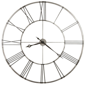 Hekman Furniture 625472 Stockton Wall Clock - Modern Wrought Iron Design With Roman Numerals & Quartz Movement Timer Metal Stockton Wall Clock 625472