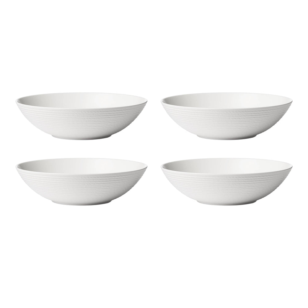 Lenox LX Collective White Pasta Bowls, Set of 4 White, WHITE PORCELAIN 894663