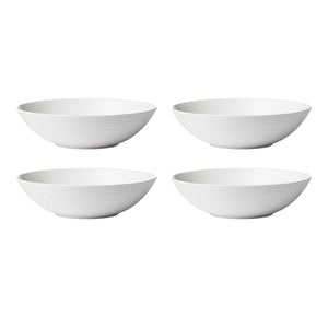 Lenox LX Collective White Pasta Bowls, Set of 4 White, WHITE PORCELAIN 894663