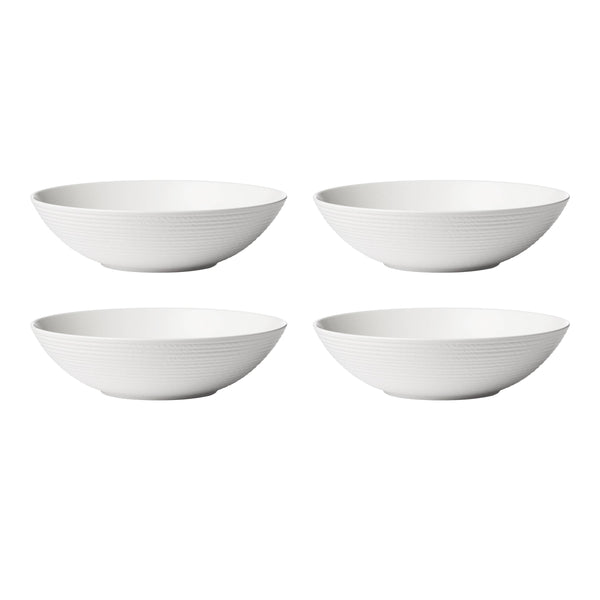 Lenox LX Collective White Pasta Bowls, Set of 4 White, WHITE PORCELAIN 894663