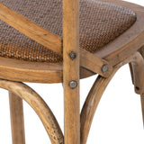 Wooden Cross Back Counter Stool EFS81570 Park Hill