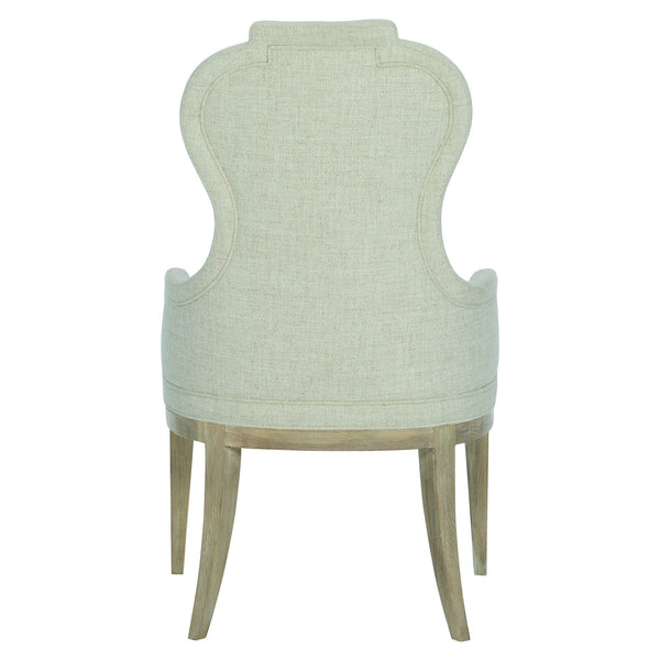Bernhardt Bernhardt Ram Stool—Braided Seagrass Upholstered Footrest & Occasional Seat, Cream Muslin Accent (31") 385562