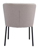 Aimee Dining Chair - Set of 2 Beige 109678 Zuo Modern