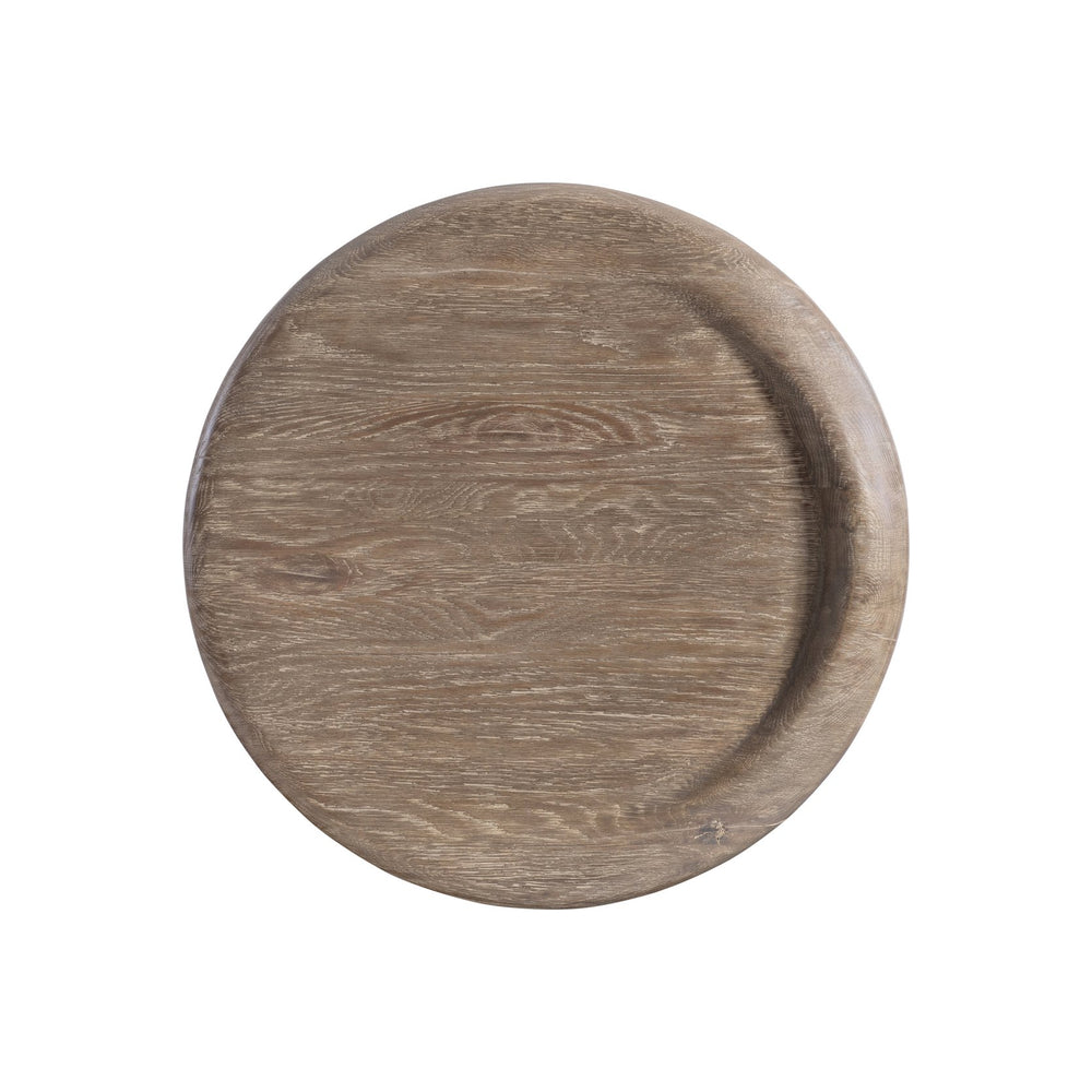 Bernhardt Bernhardt Sculptural Bryant Side Table In Aurum Cast Resin Wood-Grain Finish — Artful, Durable Accent 532122