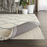 Nourison ShiftLoc PS21 Machine Made Woven No Border Indoor Only   Rug Ivory, Ivory 90% PVC,10% Polyester 99446140128