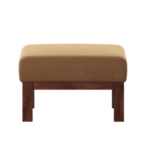 Homelegance By Top-Line Parcell Mission-Style Dark Oak Finish Wood Ottoman Brown Wood