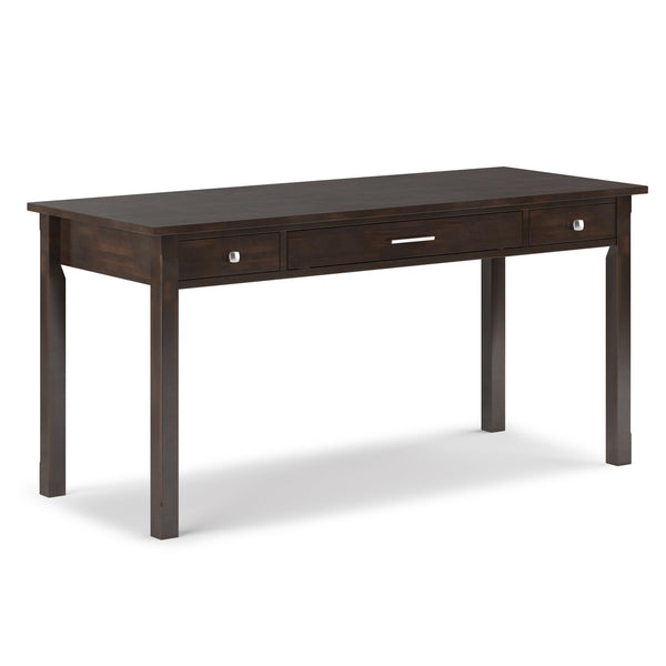 English Elm Avalon Large Desk In Tobacco Brown - Handcrafted Solid Wood, Elegant Design & Ample Storage Solutions B136P158449