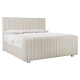 Bernhardt Silhouette Queen Channel Upholstered Panel Bed K1658