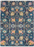 Nourison Passion PSN01 Machine Made Power-loomed No Border Indoor Only Bohemian Transitional Rug Navy, Navy and Blue 100% Polypropylene 99446477408