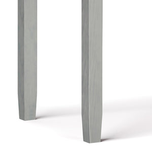 English Elm Warm Shaker Desk In Fog Grey - Handcrafted Solid Wood With Storage Drawers & Transitional Design B136P159730-GIGA