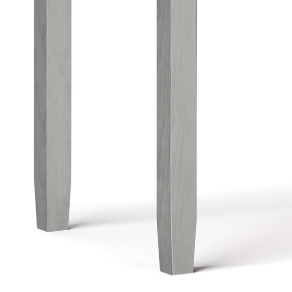 English Elm Warm Shaker Desk In Fog Grey - Handcrafted Solid Wood With Storage Drawers & Transitional Design B136P159730-GIGA