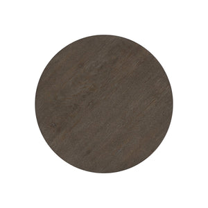 Bernhardt Bernhardt Outline Round Side Table In Cassel Wire-Brushed Oak — Frank Lloyd Wright Inspired Craftsmanship 360120