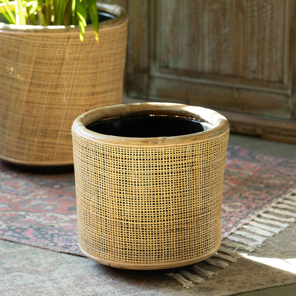 Park Hill Woven Rattan Plant Basket ECW16003