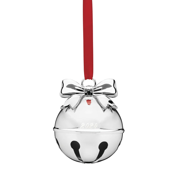 Lenox 2024 Jingle Bell Metal Ornament Metallic, NO COLOR METAL 895789