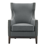 Roswell Linen Accent Chair w/