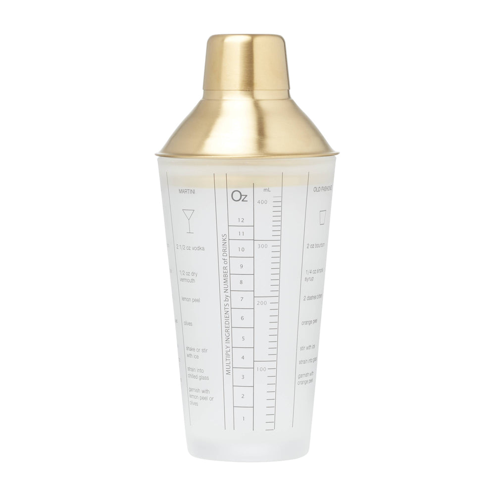 Lenox Cambridge Gold Glass Recipe Shaker NO COLOR METAL EHGGD8CB1BM