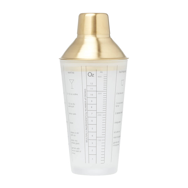 Lenox Cambridge Gold Glass Recipe Shaker NO COLOR METAL EHGGD8CB1BM