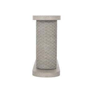 Bernhardt Bernhardt Acosta Console Table With Flaxen Quartered Oak, Woven Paper-Rope Pedestal, 58"W 309914