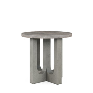 A.R.T. Furniture Vault Round End Table 285383-2340 Gray 285383-2340