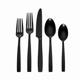 Lenox Hampton Forge Clearview Satin Black 20 Piece Set Black, BLACK METAL SFB108B20R