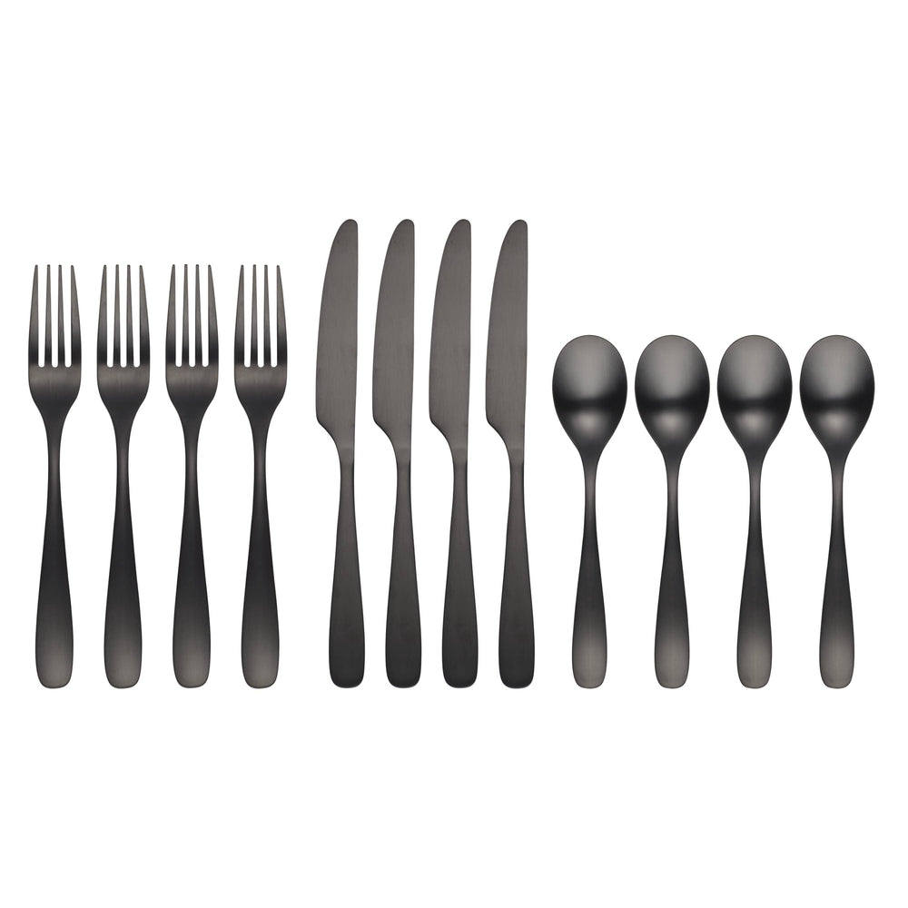 Lenox Cambridge Eliana Black 12-Piece Flatware Set NO COLOR METAL 501112CBWD18