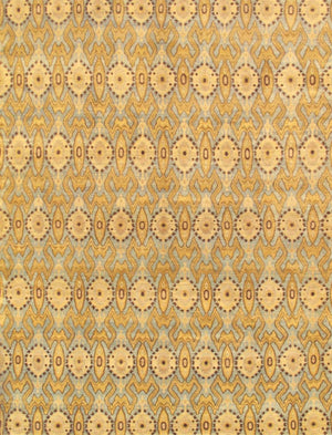 Pasargad Home Ikat Collection Luxurious Hand-knotted Wool Area Rug For Traditional Elegance   Ikat-1 9x12