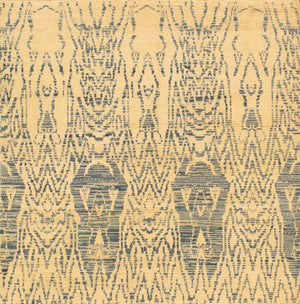 Pasargad Home Ikat Collection Luxurious Hand-knotted Wool Area Rug For Traditional Elegance   Ptm-1002 5x5