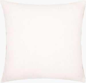 Surya Ikat Luxe Pillow Cover - 18"X18" Cotton Accent With Intricate Pattern For Global Style Decor Ivory Cotton,Cotton Ikl002-2222p