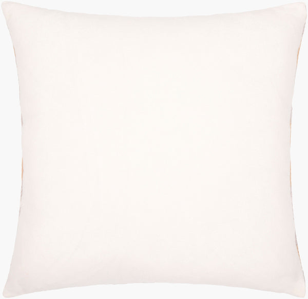 Surya Ikat Luxe Pillow Cover - 18"X18" Cotton Accent With Intricate Pattern For Global Style Decor Ivory Cotton,Cotton Ikl002-2222p