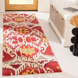 Safavieh Ikt226 Hand Tufted  Rug Ivory / Red IKT226A-2