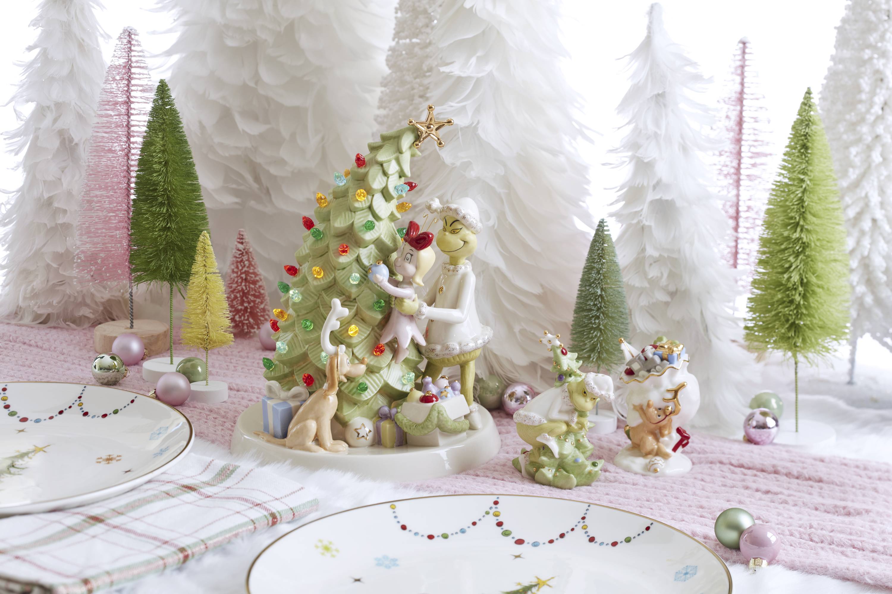 Lenox Merry Grinchmas Salt and Pepper Shakers