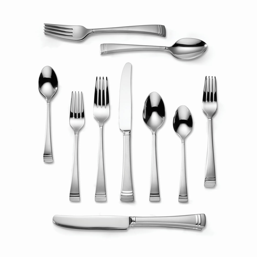 Lenox Federal Platinum Frosted 20-piece Flatware Set Metallic, STAINLESS METAL 828373