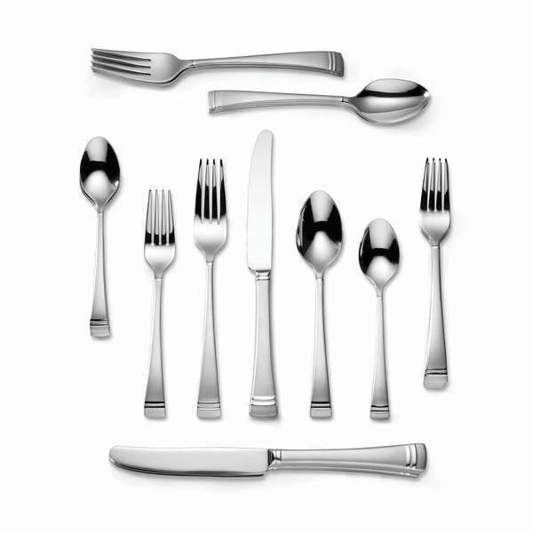 Lenox Federal Platinum Frosted 20-piece Flatware Set Metallic, STAINLESS METAL 828373